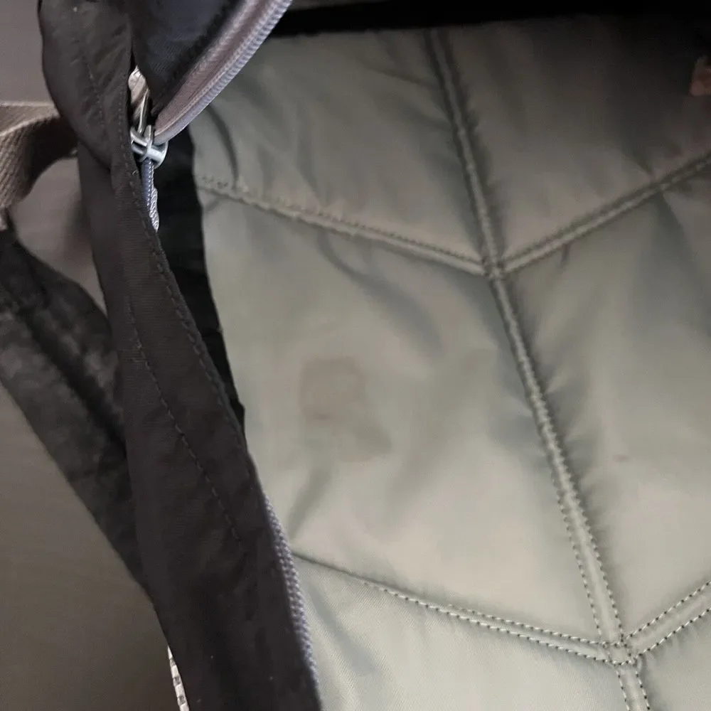 Kipling Hiker Expandable Backpack -Black Mint‎ Trim
